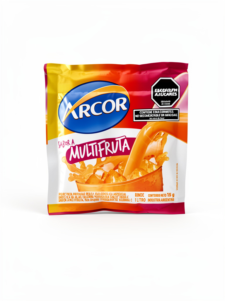 Jugo en sobre 15g Arcor Multifruta