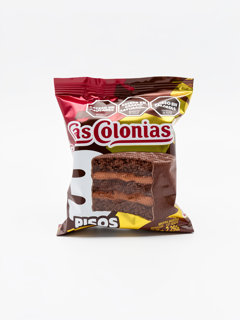 Alfajor triple Las colonias chocolate