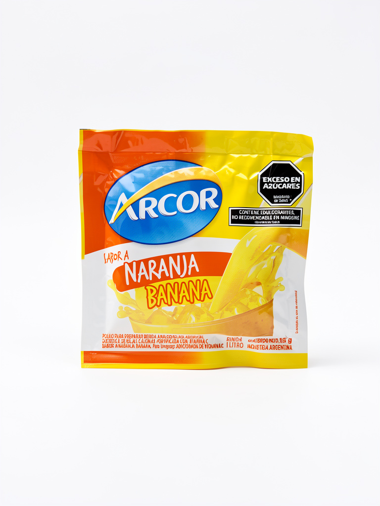 Jugo en sobre 15g Arcor naranja banana