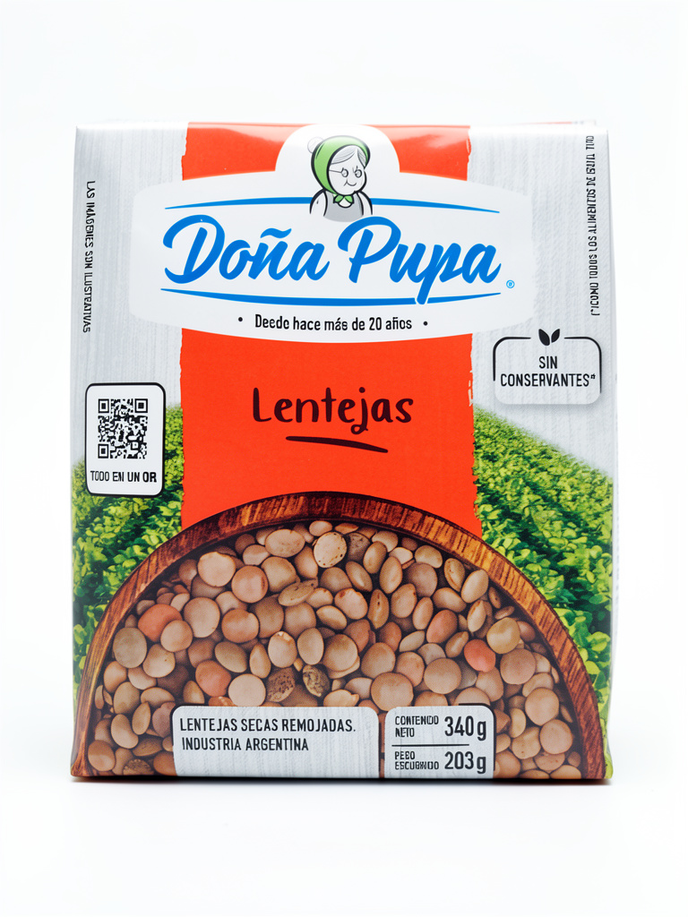 Lentejas 340g Doña Pupa