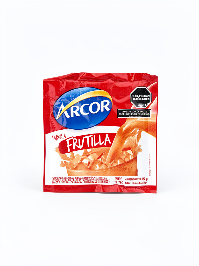 Jugo en sobre 15g Arcor Frutilla