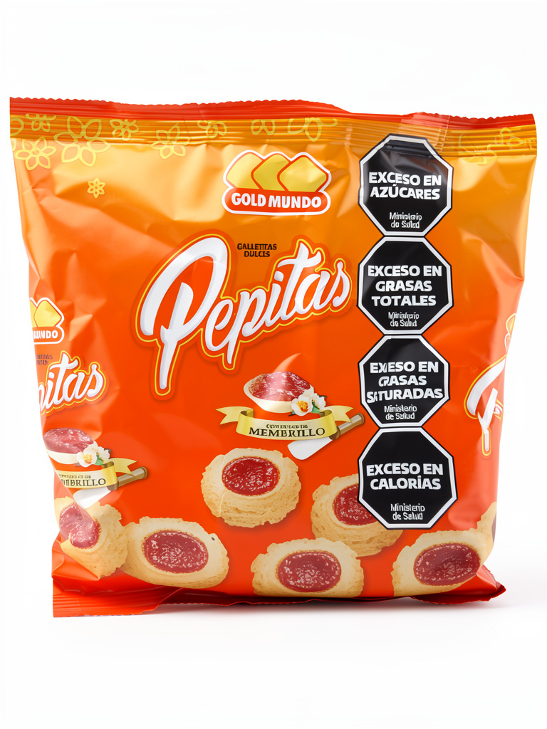 Galletitas Pepitas Gold Mundo