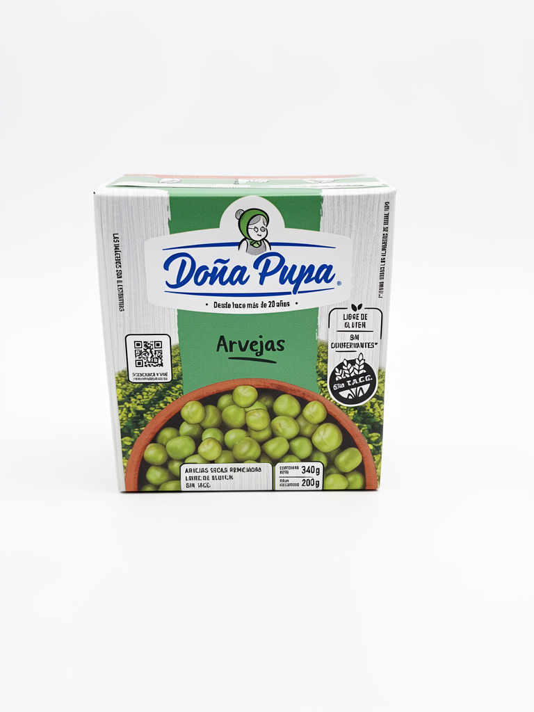 Arvejas 340g Doña Pupa