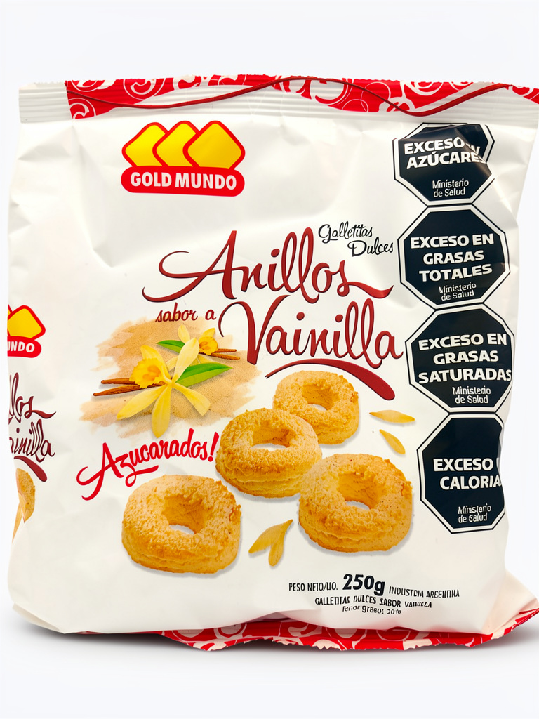 Galletitas de anillos vainilla Gold mundo