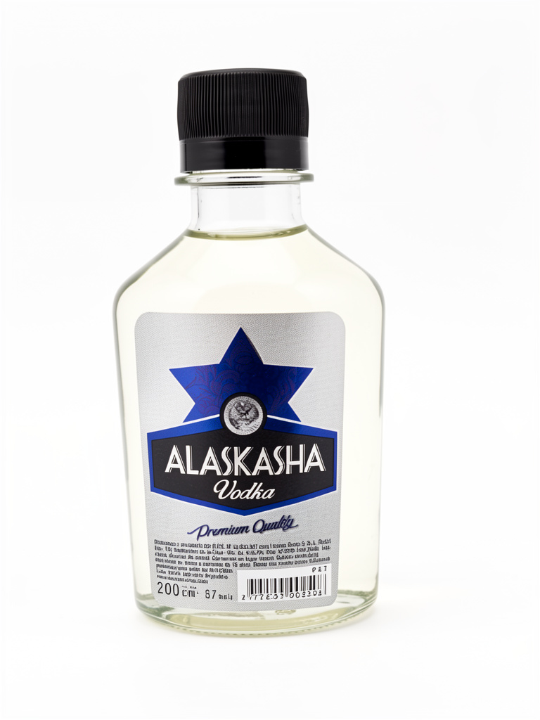 Petaca de vodka 200ml Alaskasha