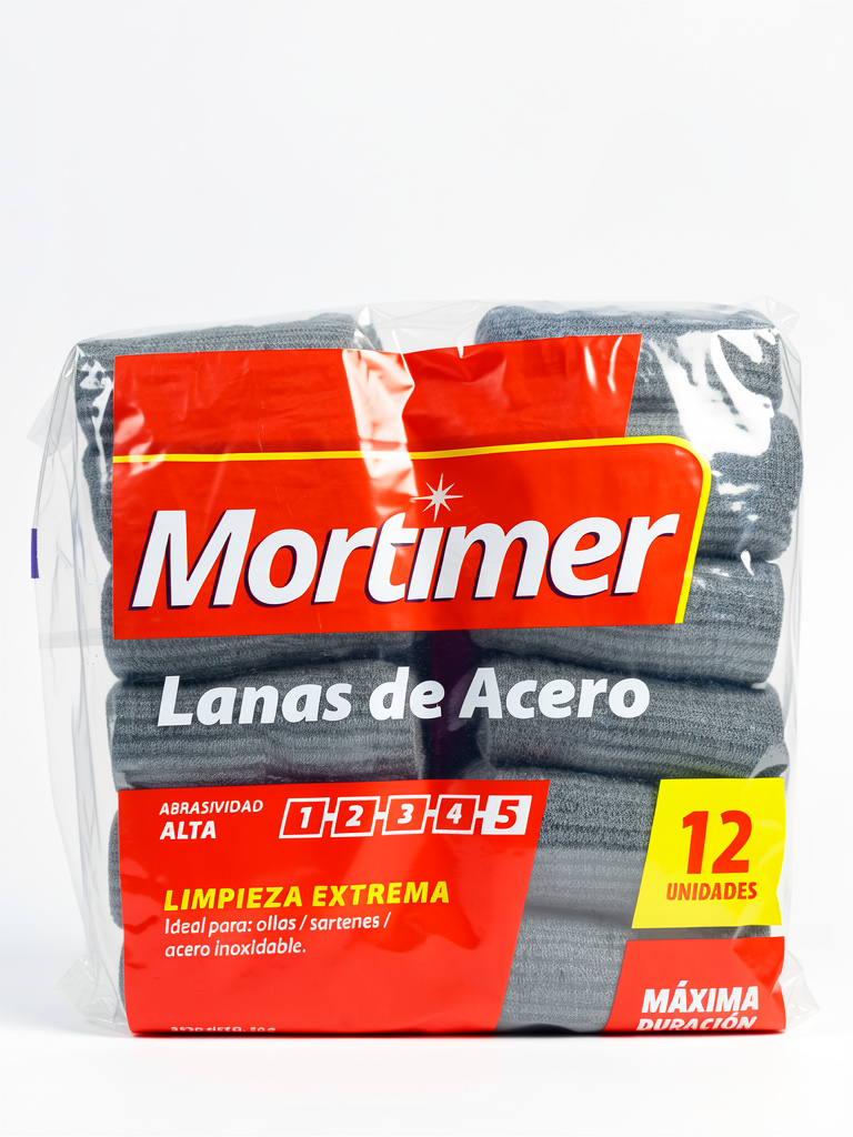 Lana de acero x 12 u Mortimer