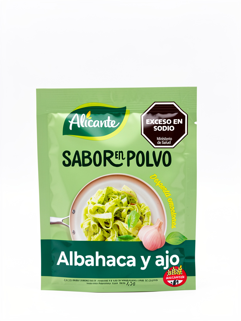 Saborizante de albaca y ajo Alicante