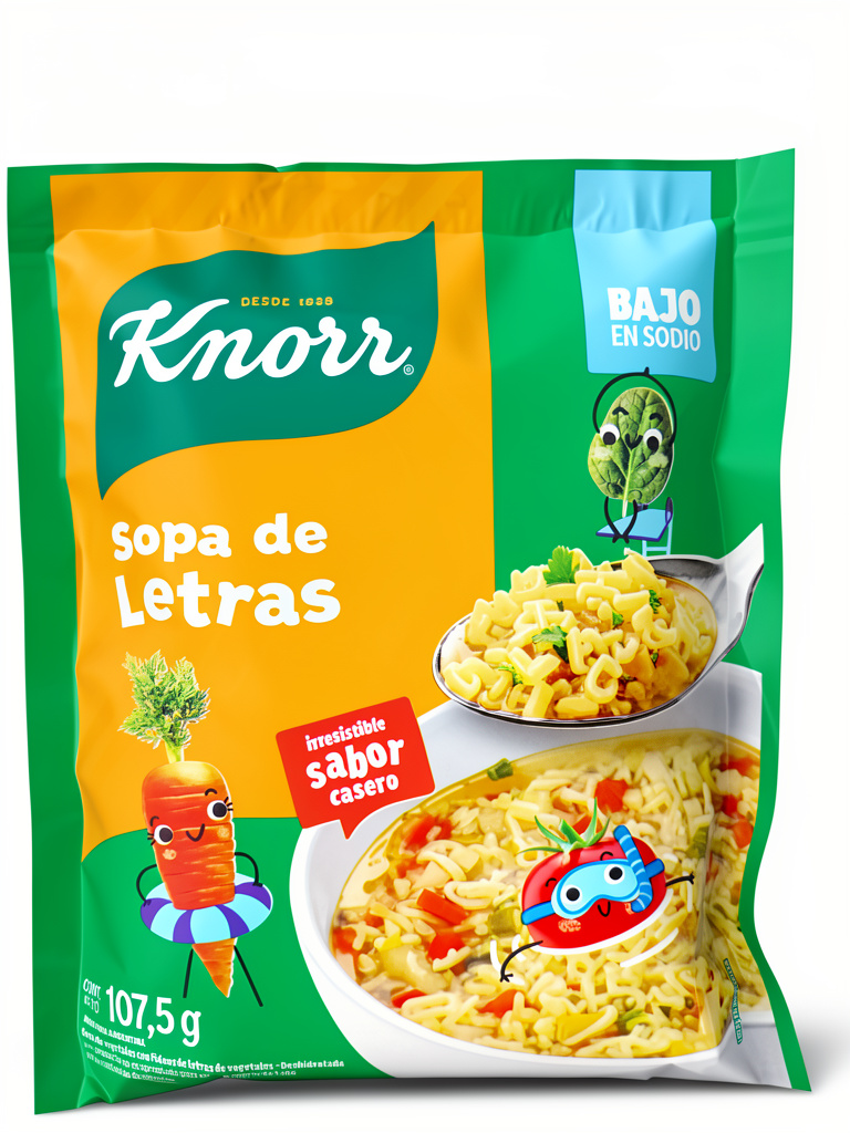 Sopa de letras 107,5g Knorr