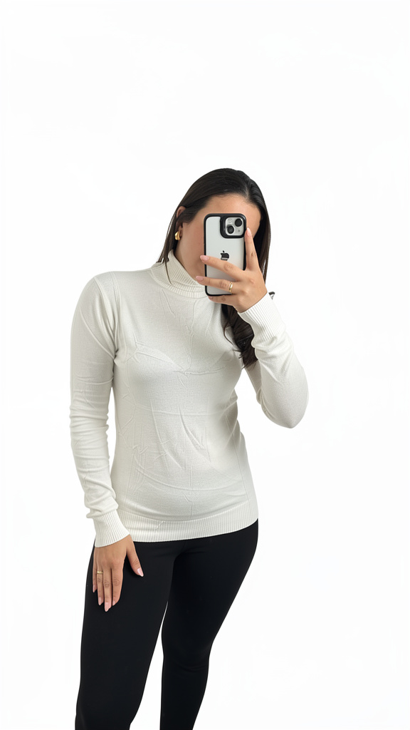 Blusa modal gola alta ( 091)