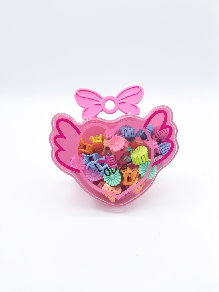 Caja de piojitos mariposa rosa