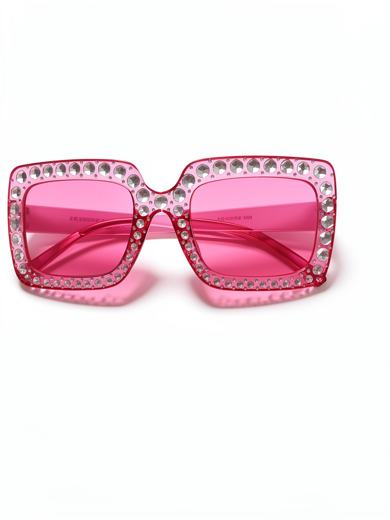 Lentes con brillo fucsia