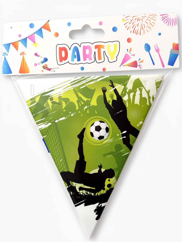 banderin triangular futbol