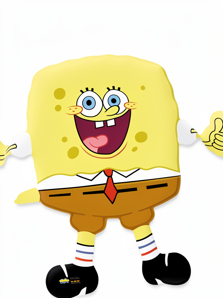 globo bob esponja silueta