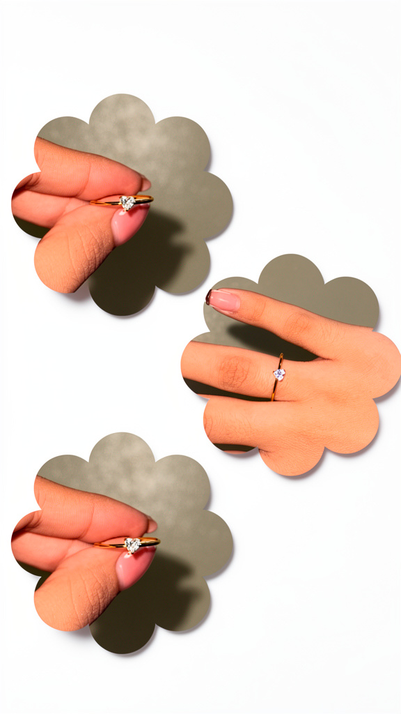 Anillo de corazón blanco🤍