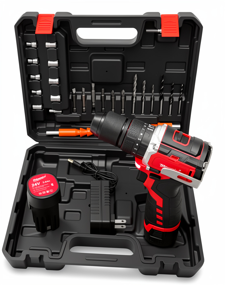 Taladro acuático rojo 24v