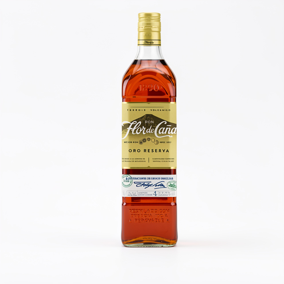 Flor de caña 4 Años 750ml