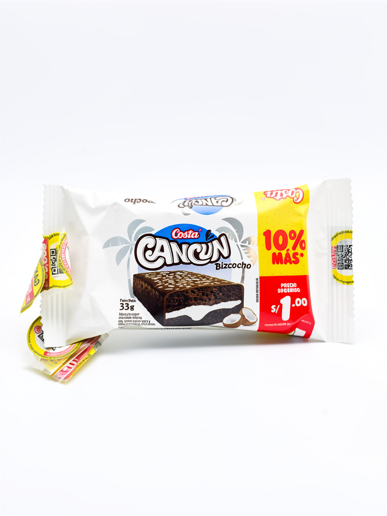 Costa Cancún Bizcocho 33g