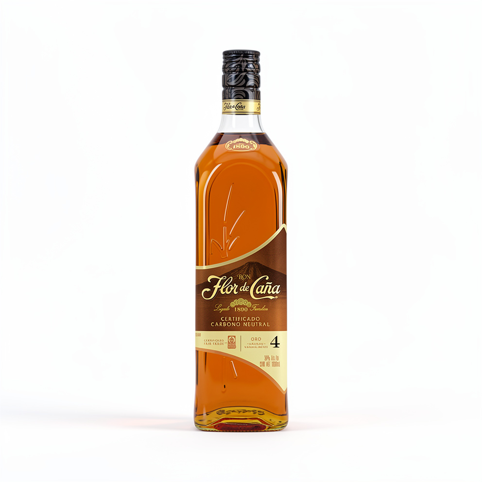 Flor de Caña 4 Años Litro
