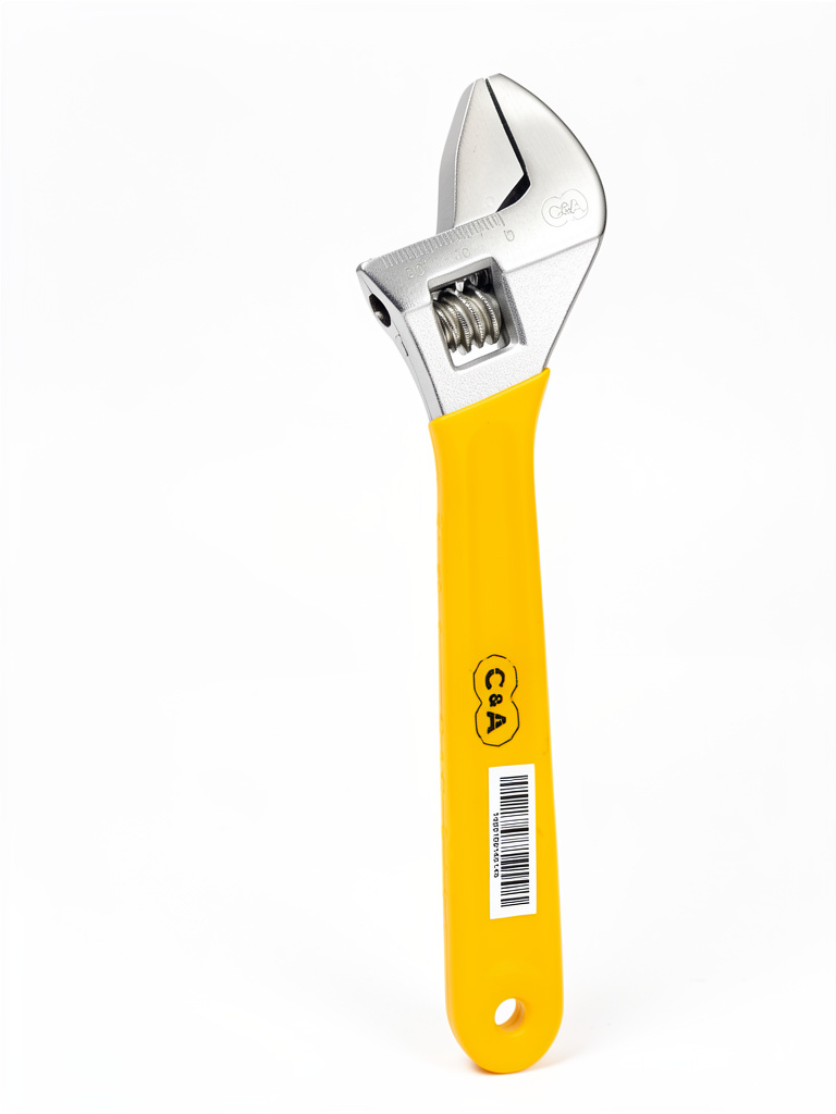 C&A llave ajustable amarilla