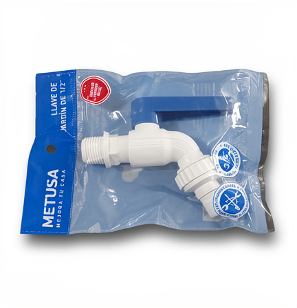 Llave  de jardín PVC metusa