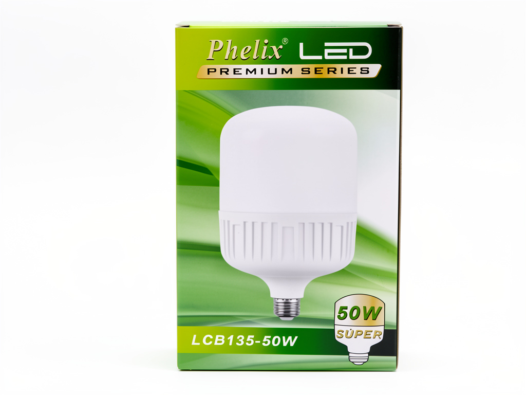 Focos led 50w botella luz día phelix