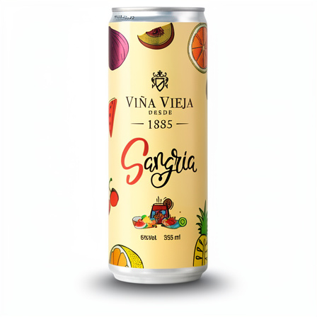 Sangria Viña Vieja Lata 355ml
