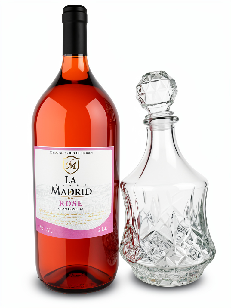 Vino La Madrid Rose 2L + Licorera