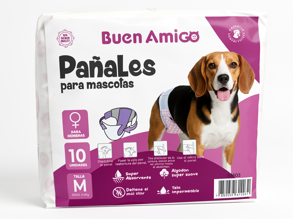 Pañales hembras talla M