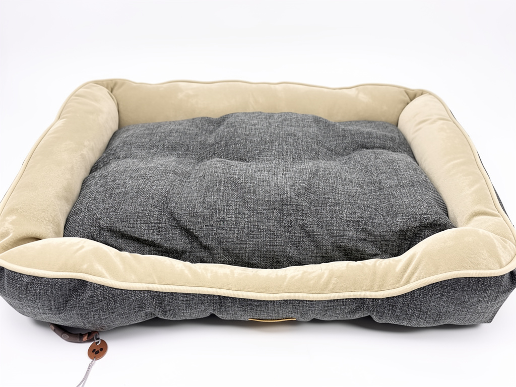 Cama gris para mascota Talla L