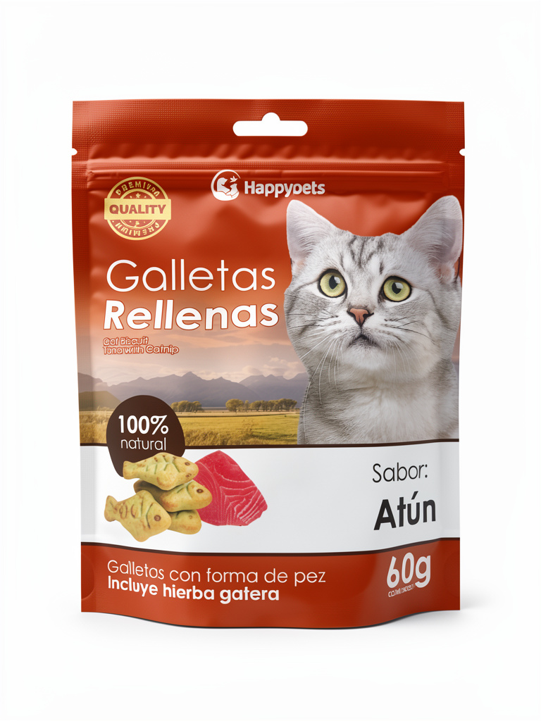 Galletas Rellenas Atún 60g