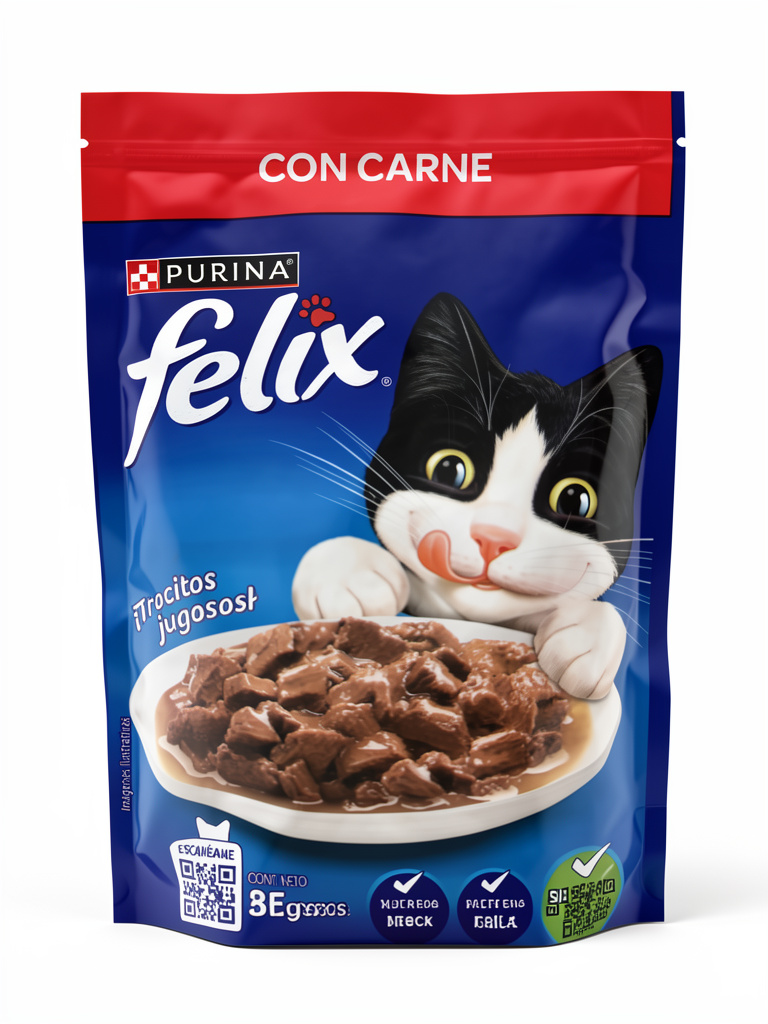 Purina Felix trocitos jugosos carne