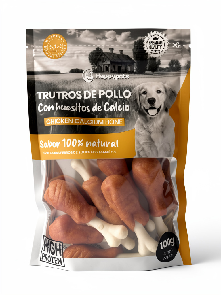Happypets Trutros de pollo 100 gramos