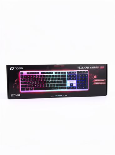 Teclado gamer led