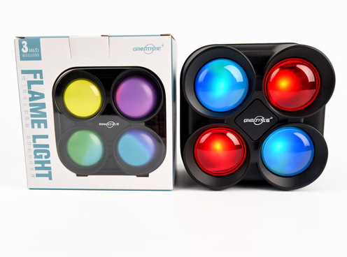 Parlante 3” flame light