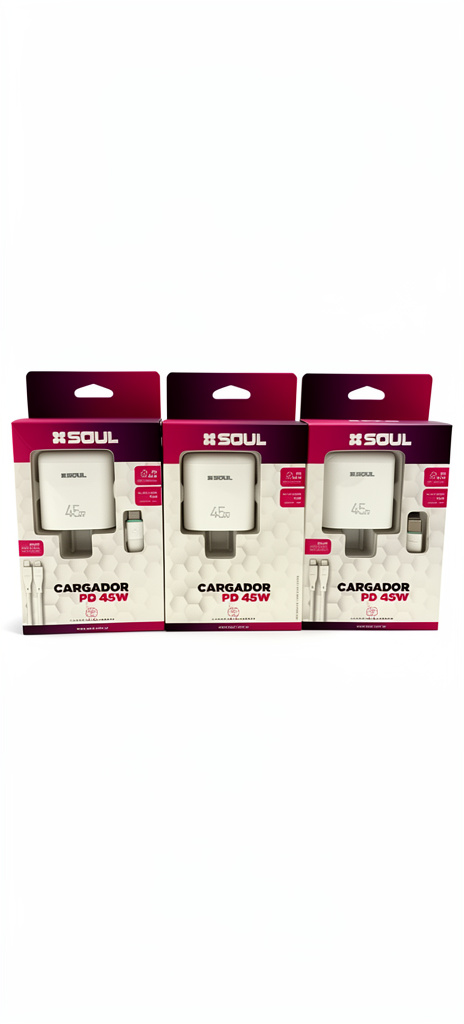 Cargador soul 45w C a iPhone