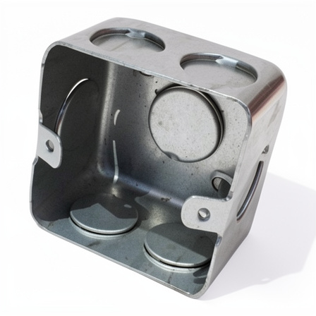 Caja rectangular metal