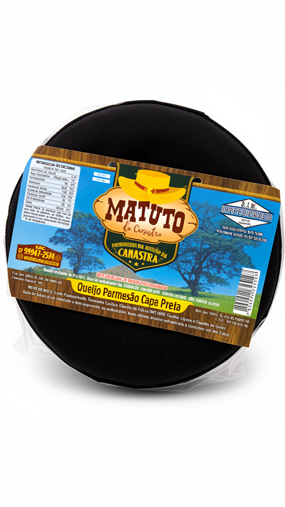 Parmesão capa preta