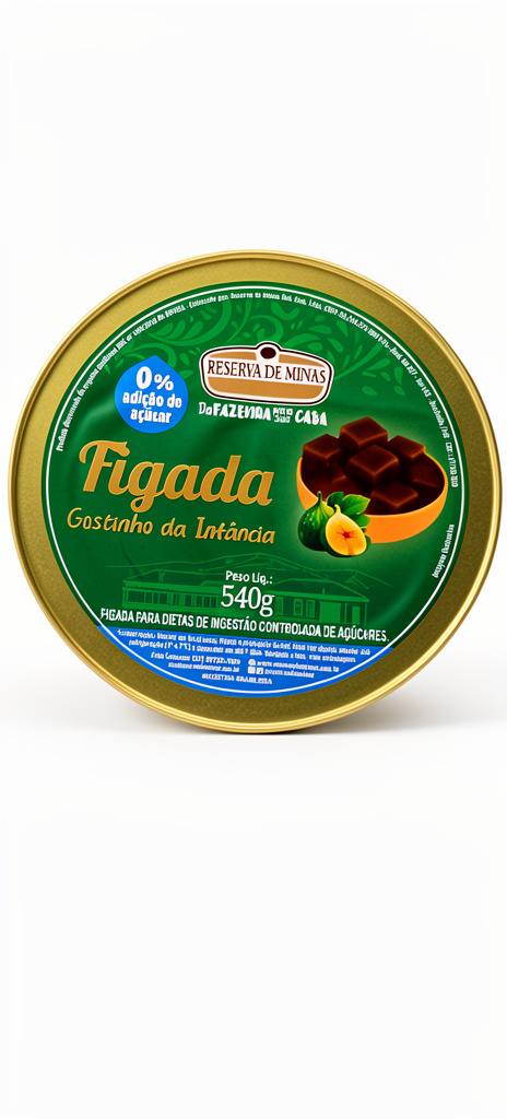 Doce Figo em pedaços 540 gr