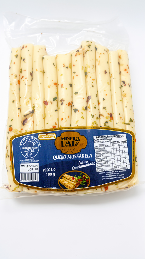Queijo palito temperado