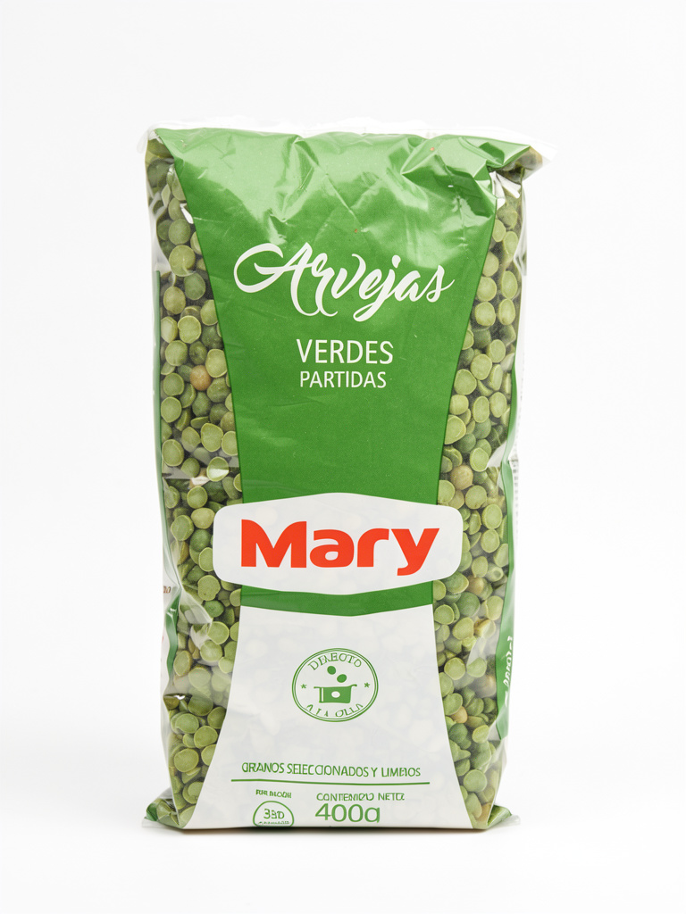 Mary arvejas verdes partidas 400g