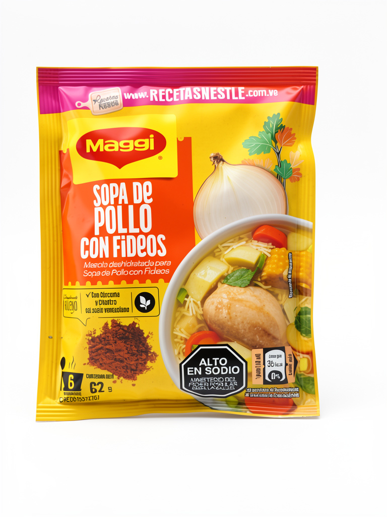 Maggi Sopa de pollo con fideos