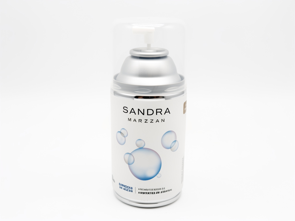 Sandra Marzzan aerosol burbuja de jabon