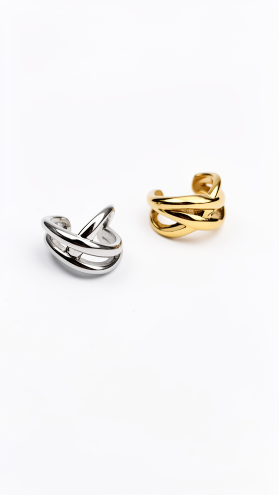 Earcuff mini cruzado - 1401
