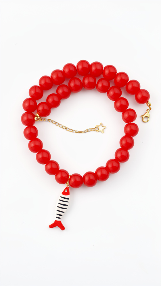 Gargantilla chunky colores dije personalizado - 1366