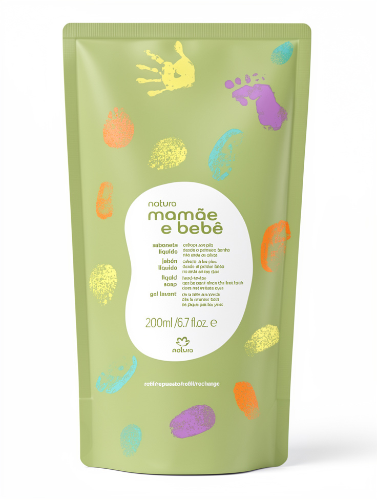 Refil sabonete líquido mamãe e bebê