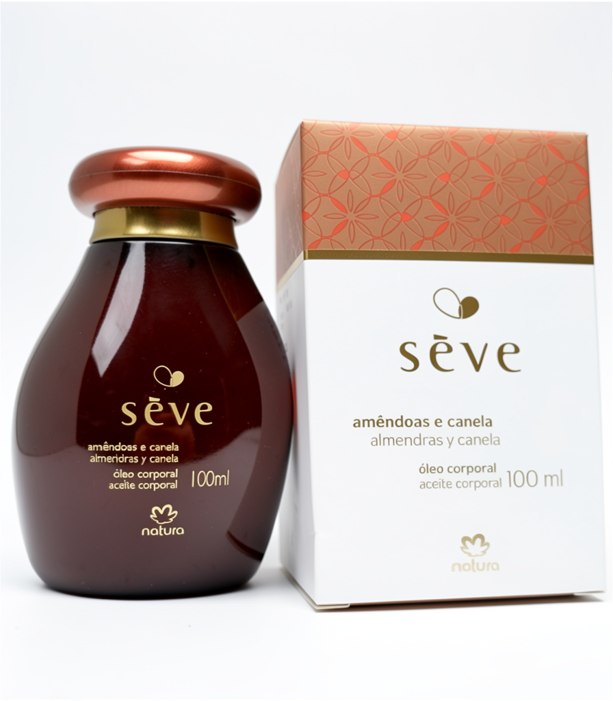 Óleo corporal sêve “amêndoas e canela
