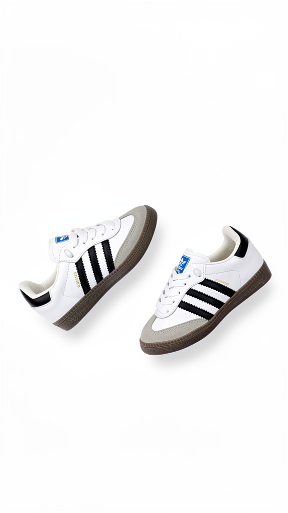 Adidas samba blancos negros