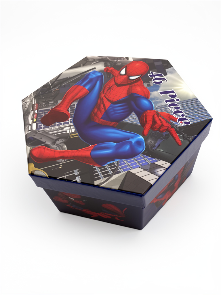 46 piezas para pintar SPIDERMAN