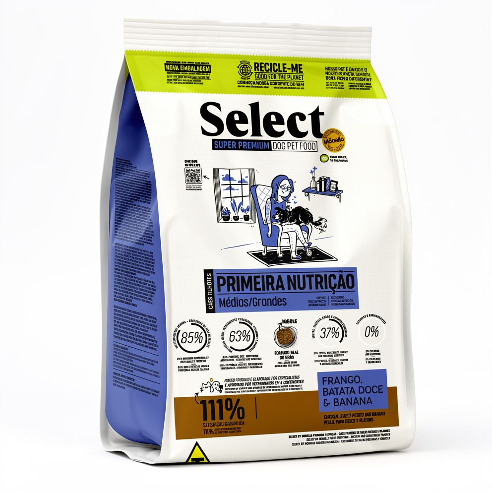 Monello Select Primera Nutrición Cachorros de Razas Medianas y Grandes 2kg