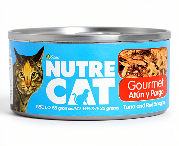 NutreCat Gourmet sabor Atún y Pargo Lata de 85 g